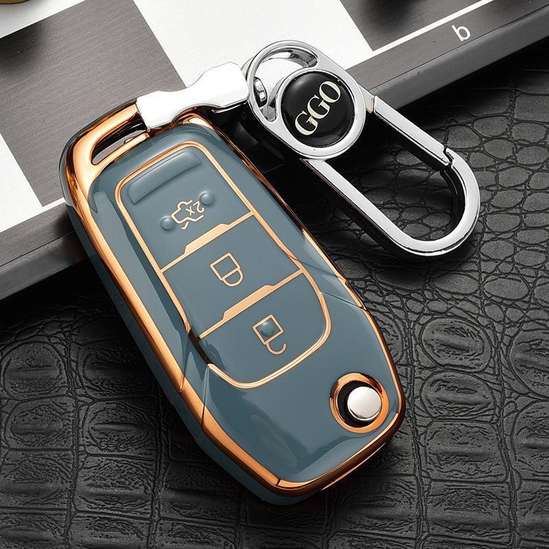 Ford Key Case for Classic Focus, Escort, Edge, Mondeo, Kuga, EcoSport