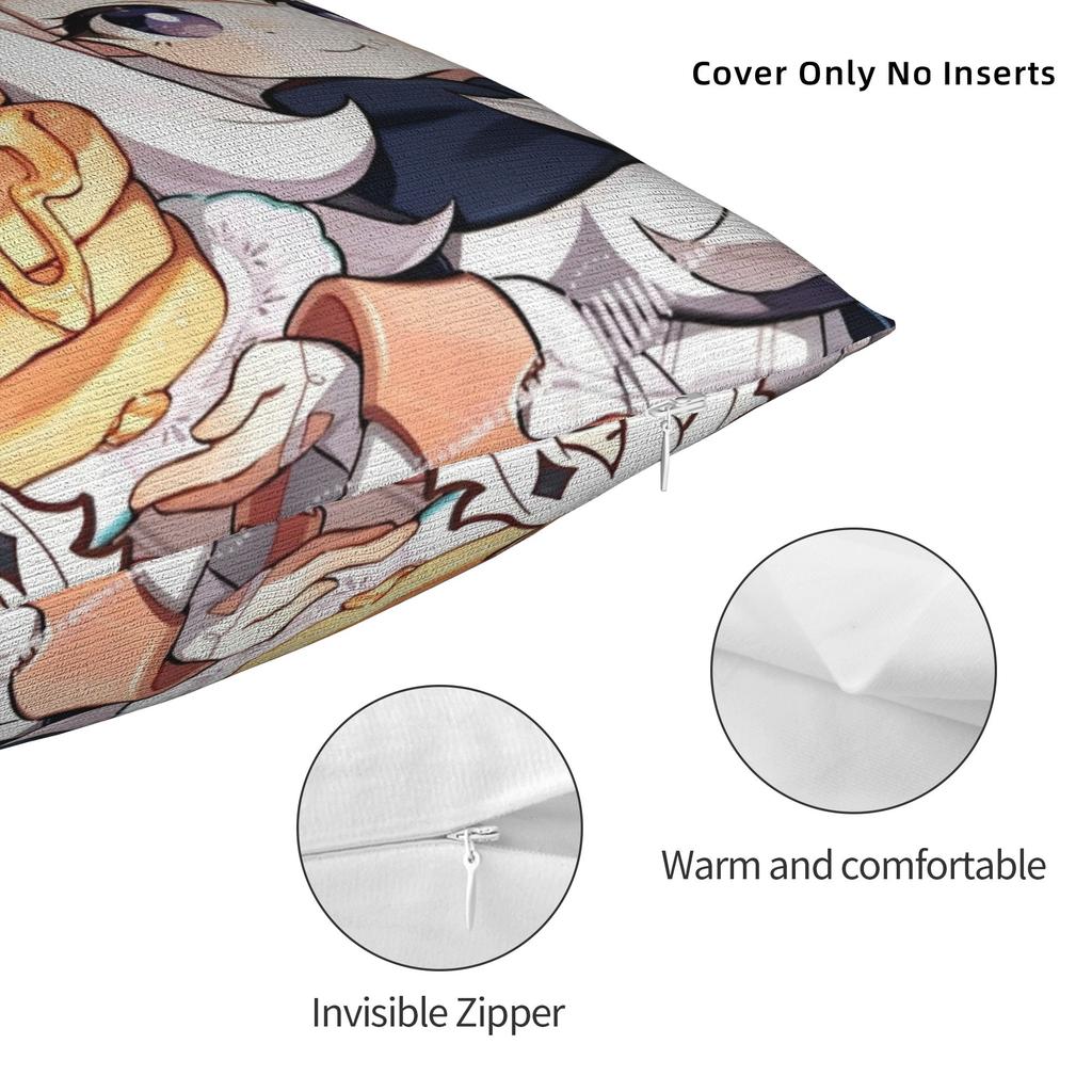 Genshin Impact Game Pillow Covers Stuff Printing Cushion Cover Gift  Pillow Case Cover Sofa Multiple Sizes