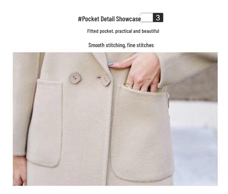 Abrigo Francés de Lana de Alta Gama para Mujer para Primavera y Otoño 2026: Diseño Pequeño y Versátil