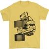Bulldog Gym Training Graphic T Shirts Weightlifting Mens TShirt Classic Oneck Cotton Shortsleev Breathable Casual Tops Tee