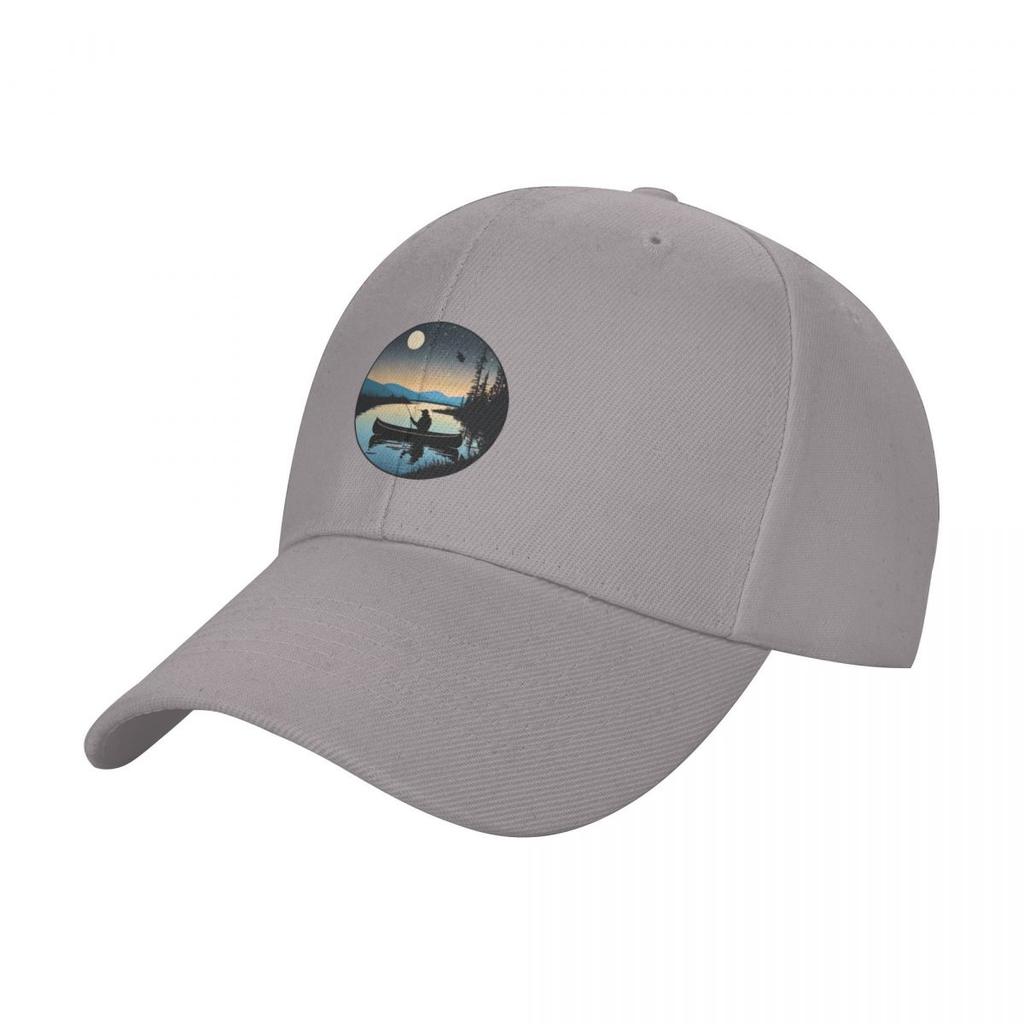 Tranquil Lake Fishing Baseball Cap Fishing Hat Brand Man Cap Girl Men's