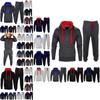 Luxuriös warmes Herren-Trainingsanzug-Set mit Fleece-Zip-Hoodie und Jogginghose