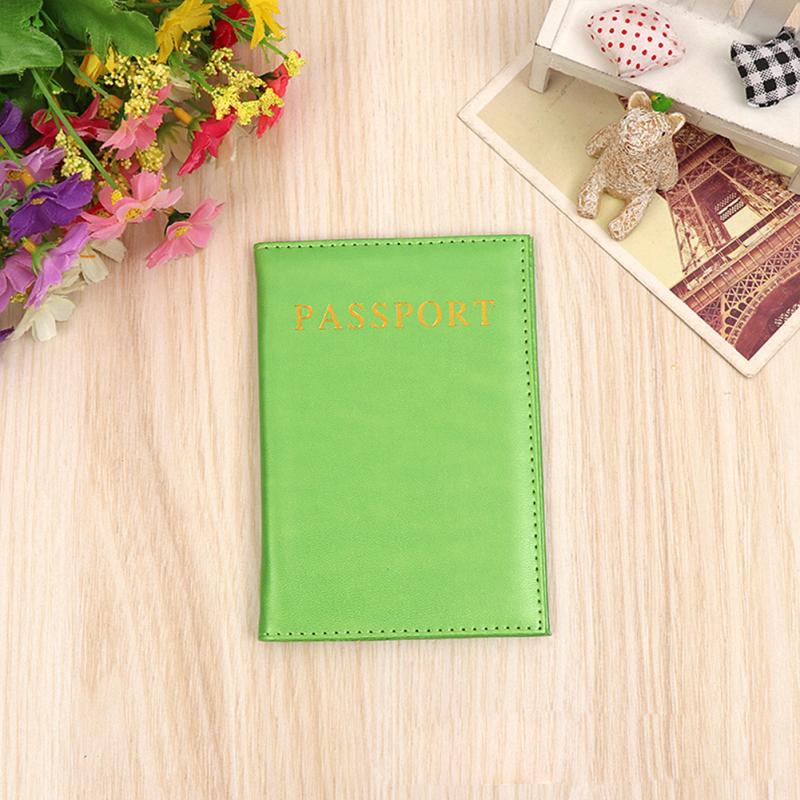 Universal Fashion Passport Holder Pu Leather Travel Id Credit Card Passport Cover Travel Wallet