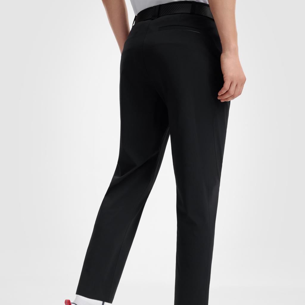 FILA Golf Series Solid Color Comfortable Fitted Casual Pants Men bottoms A11M635821FBK