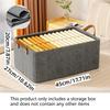 1pc Clothes Storage Basket Thickened Steel Frame Storage Box Sundry Clothes Jean Pant Sweater Storage Bag Cabinets Drawers Organ