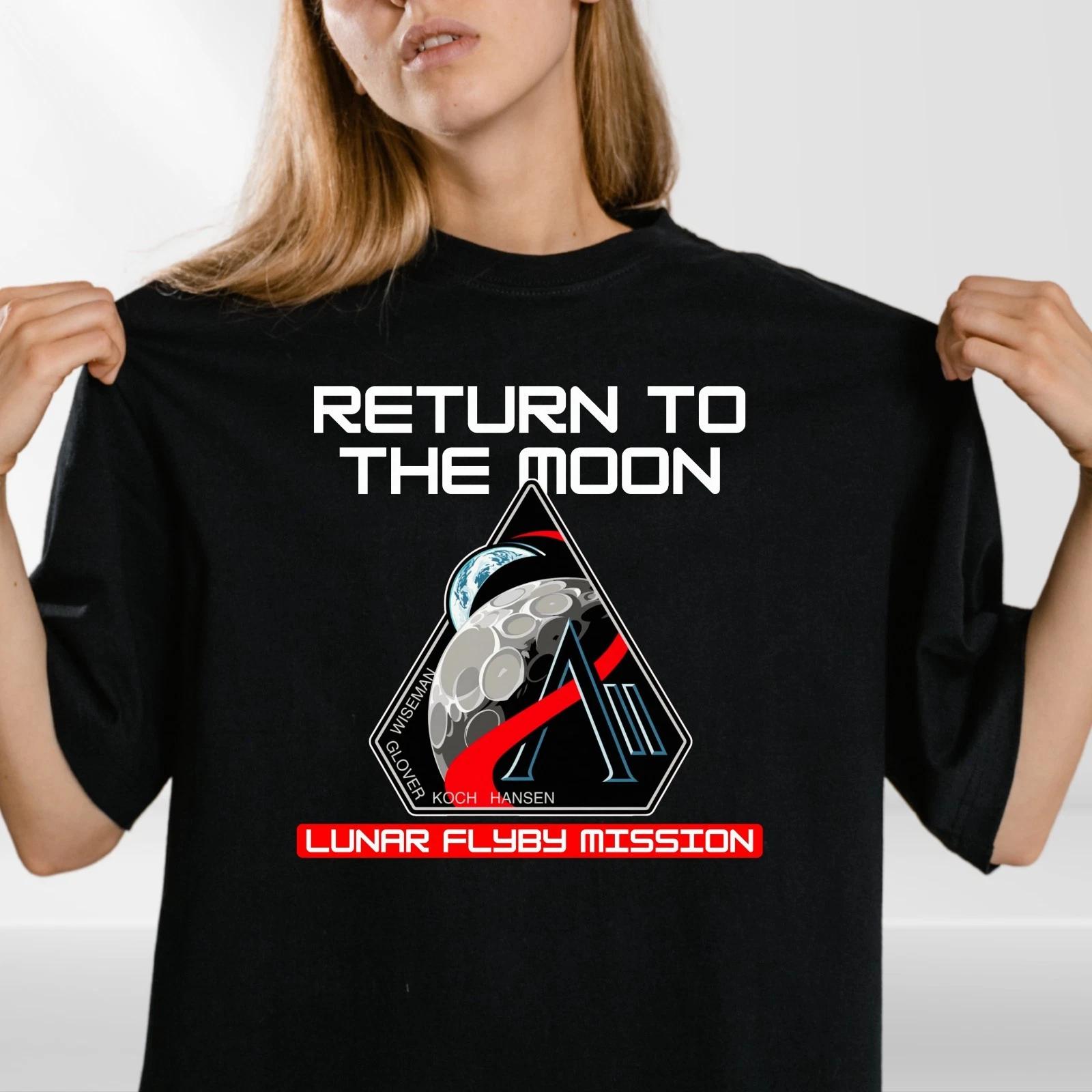 Artemis II Return To The Moon Mission Patch 2026 Vintage Cotton Unisex T-Shirt XXXXL