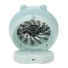 Cute Desktop Mini Fan Portable Humidifying Mist Spray Fan for Home Office SuppliesBlue Bear
