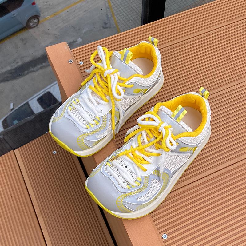 Popular Strap Dad Shoes 2025 Summer Versatile Single Shoes Platform Casual Fashion Sports Shoes Women's Shoes