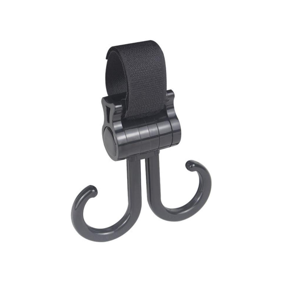 Electric Double Hook 360 Rotatable Stroller Hook New Clasp Loop Hanging Buckle Baby Stroller