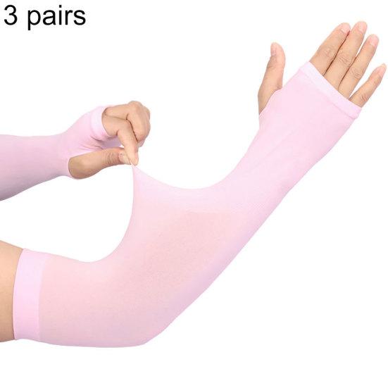 3 Pairs Summer Outdoor Sport Cycling Breathable UV Sun Protection Arm Sleeves