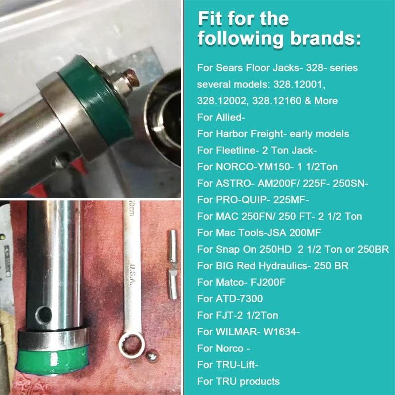 NONY Hydraulic Jack Piston U-Cup Seal for 2 TON Floor Jack & 328 Series Sears-328.12001, 328.12002, 328.12160/ASTRO /Snap On/MAC