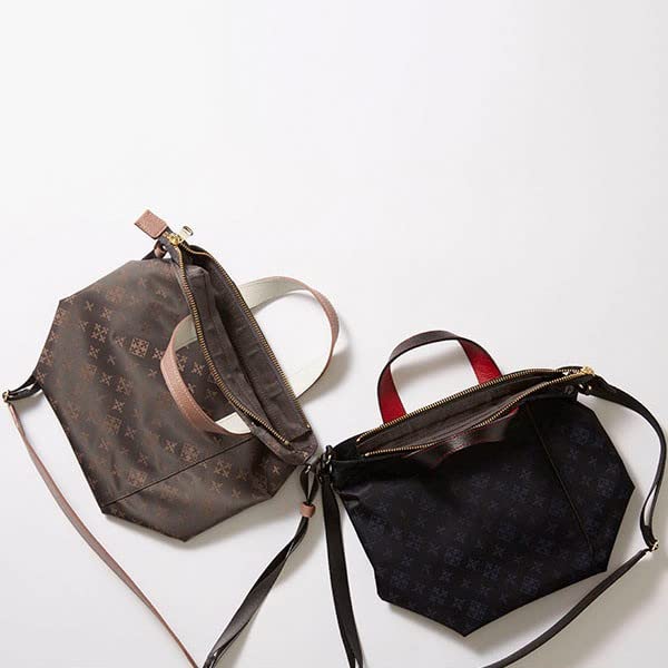 JAL Original Double Face Tasche Umhängetasche Damen Pochette Tasche [Rostbraun] Damen