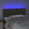 VidaXL LED Headboard Bedroom Furniture Single Bed Accessory Headboard Interior Taupe 3122040