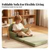 Transformable Flip-Open Sofa Foldable Transformable Flip-Open Lounger Cartoon Character Design Soft Fabric for Children, Bedroom