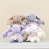Cute Rabbit Plush Toy With Short Pile For Backpack Decor And Gifts