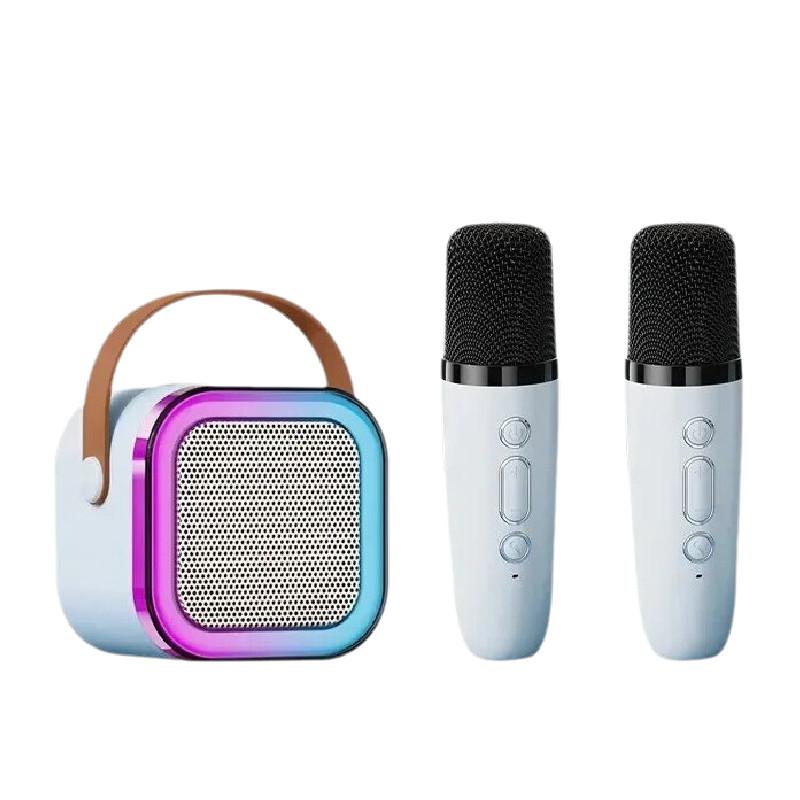 Portable K12 Bluetooth Speaker With Wireless Microphone Ideal For Outdoor Ktv And Home Singing