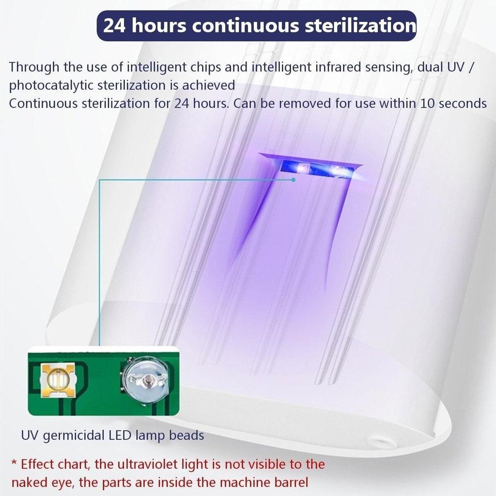 Intelligenter Sterilisations-Besteckständer Messer Löffel Gabel Desinfektions-Röhrenhalter UV-Sterilisation Küchenbesteck-Aufbewahrungsbox
