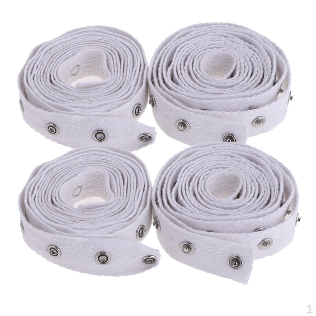 

4 ярда белой кнопочной ленты, металлические серебристые кнопки, лента/металл многоцелевая, ширина 20 мм