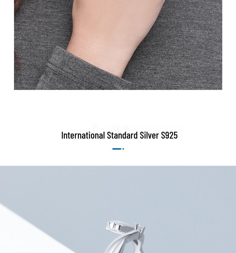 2026 New Style Adjustable S925 Sterling Silver Mother-of-Pearl Women's Ring