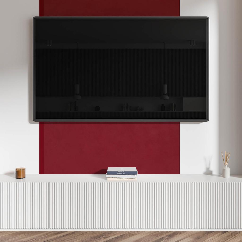 Self-Adhesive Panel With Print - Perfect For The Kitchen 120x60 cm Burgundy Color