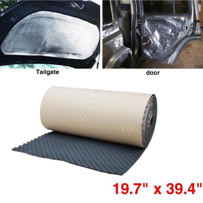 Isolant Thermique De Voiture SOURCING MAP Isolation Acoustique Résistant À La Chaleur Mousse Amortisseur 100x50cm