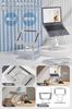 AP LAB Foldable Laptop Aluminum Alloy Heat Adjustable Shoulder Tablet Compatible Stand, 360-Degree Rotation, Construction, Lightweight, Dissipation,