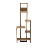 1Pcs Mini Display Stand Chinese Style Storage Rack Model 1:12 Dollhouse Miniature Empty Shelf Home Decor Doll House Accessories
