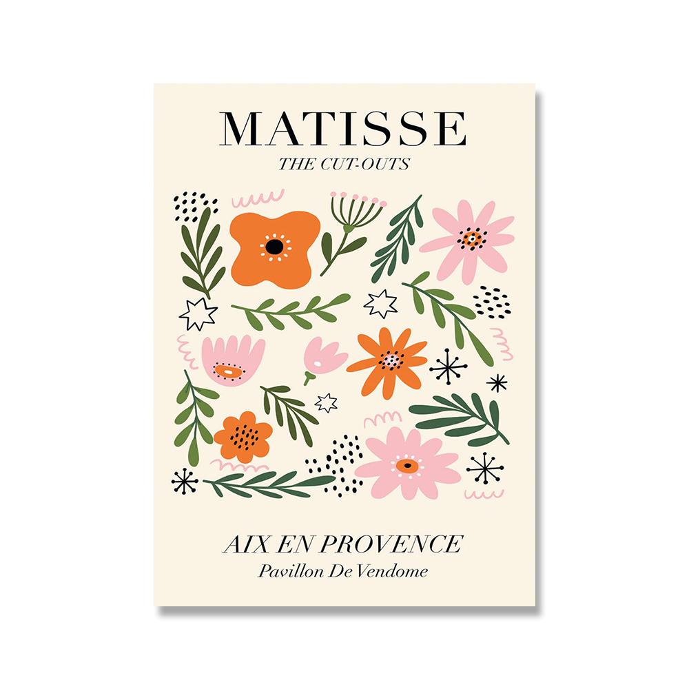 

Абстрактные красочные цветы рынок Матисс Япония настенное искусство холст картины скандинавские постеры и принты настенные картины домашний декор 21x30cm No Framed