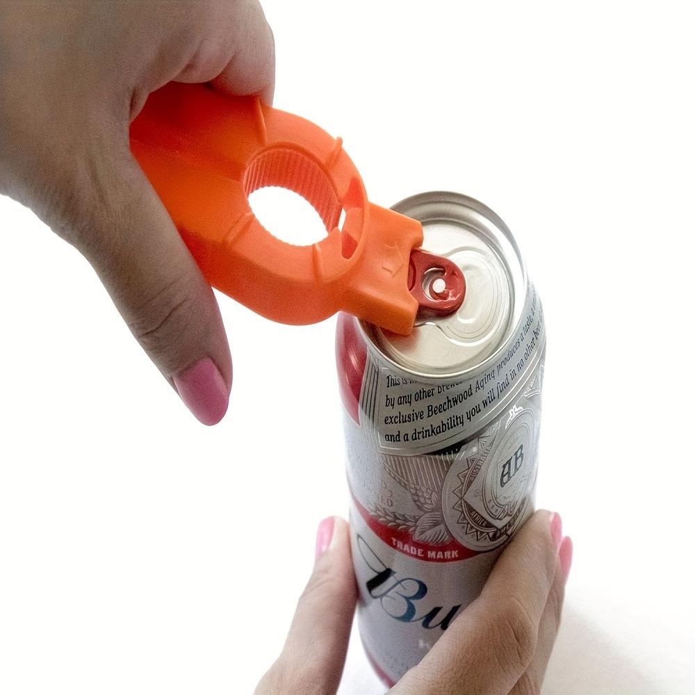 Ergonomic Bottle and Can Openers - Easy To Rotate for The Elderly - Durable Plastic Clips and Lid Extractor for Kitchen Use