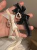 Women's Vintage Lace Heart Choker Cute Collar Lolita Gothic Bow Knot Necklace Handmade Girls Uniform Accessory
