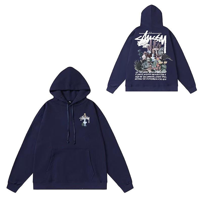 Mens Oversized Hooded Sweatshirt With Letter Print Heavyweight Cotton Winter Streetwear Style