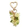 Portachiavi a forma di cuore pieni di fiori, alla moda e creativi, Decorazioni per borse, Portachiavi da appendere ai bagagli
