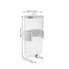360Ml Transparent Automatic Parrots Waterer No Mess Bird Cage Water Dispenser Hanging Feeder for Budgie Cockatiel Canary Bird