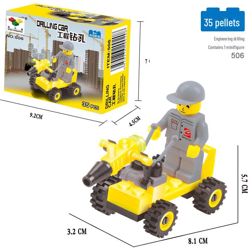 "Jucărie Mașină Mini Blocuri de Construcție Educative pentru Copii - Cadou de Antrenament pentru Grădiniță"