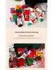 Cozy Coral Fleece Santa Socks with Bow & Bell - Mid-Calf Christmas Gift for Couples