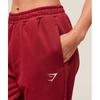 Gymshark Trainingsfleece-Jogginghose Athletisch Weinrot B7a4d Rb6y
