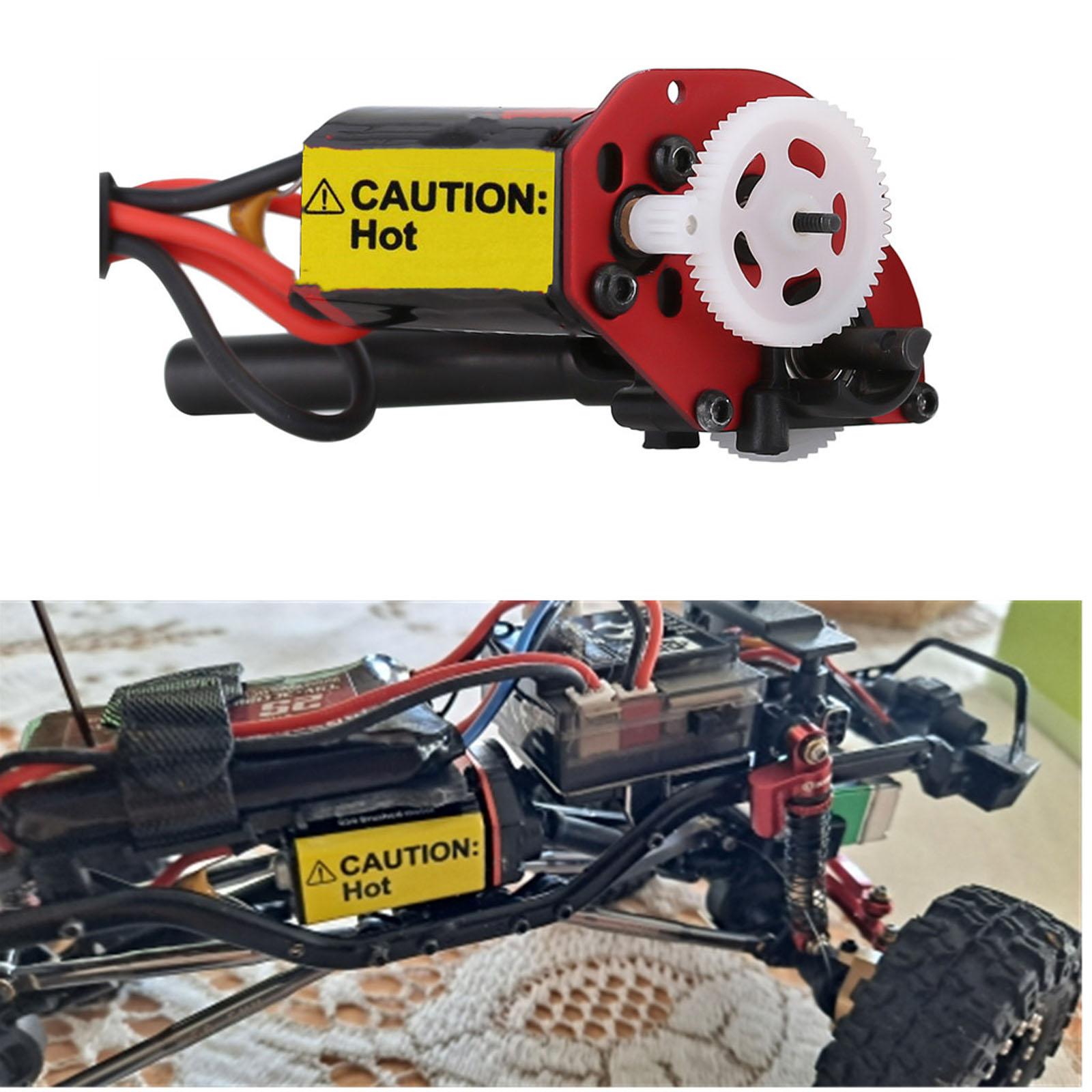 

Пластина двигуна з двигуном RC 050 Матовий двигун для 1/24 RC SCX24 Коробка передач із ригелем для деталей SCX24