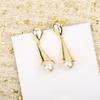 New Hot Brand Vintage Earrings for Women Luxury Jewelry Fashion Designer Eardrop Pearl Lady Party Minority Stud Earrings