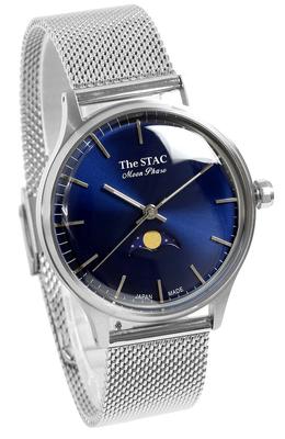 The STAC Japan-made 36mm Moonphase Watch
