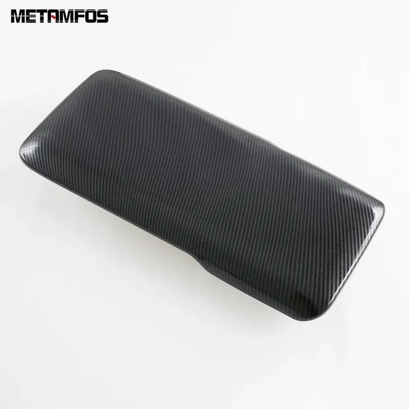 Center Console Armrest Box Panel Cover Trim Sticker For Toyota Camry 2024 2025 Carbon Fiber Interior Accessories Car Styling