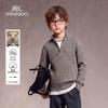 Children's Casual Wool-Blend Mock Neck Knit Sweater
