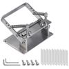 Manual Leather Splitter Leather Peeling Machine Stainless Leather Splitter with Blades for DIY Craft Leather Work Cutting Tools