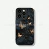 Ins Retro Butterfly iPhone Apple 14plus/15/16/17 Case 11/12/13 Promax Niche