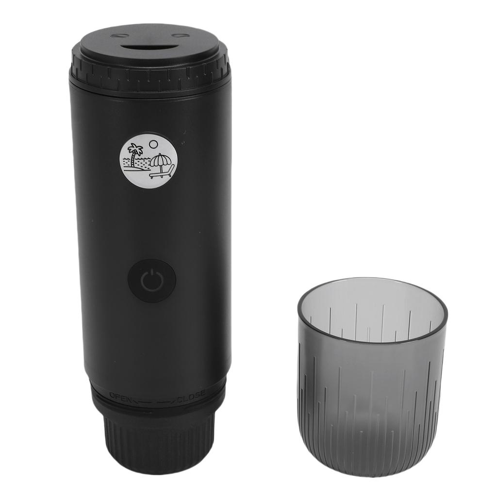 Portable Coffee Maker 19bar USB Rechargeable Cordless Portable Coffee Machine for Coffee Grounds Capsules