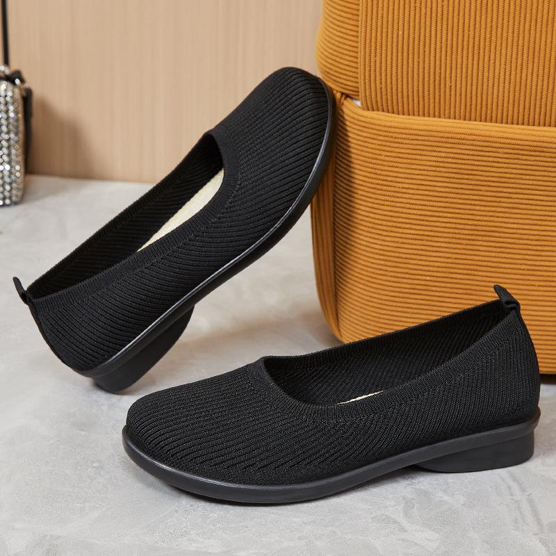 Damenschuhe für Sommer Neue Atmungsaktive Mutter-Schuhe mit Einem Fuß, Mesh-Freizeitschuhe Modisch und Vielseitig Weiche Sohle Keine Müden Schuhe