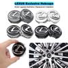 4 ks 62mm Auto Znak Krytka Středového Krytu Kola Příslušenství Náboje Pro Lexus F SPORT LBX NX RX 350h 450h ES UX 300e GS GX IS LS LX CT LC RC