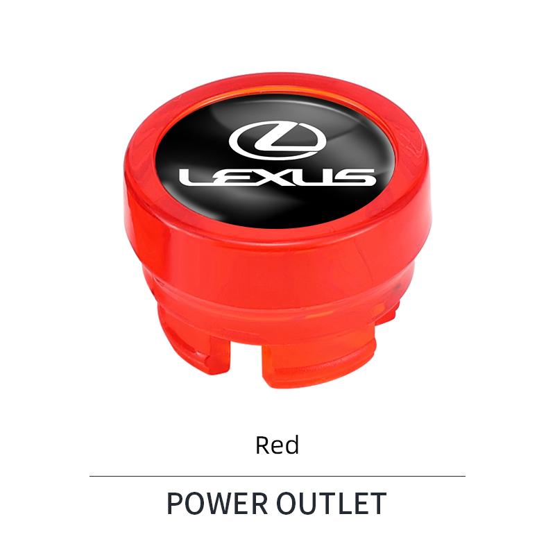 Lexus Car Cigarette Lighter Dust Cover Auto Accessories For Lexus F SPORT ES RX NX LS UX LM LX GX LC RZ IS CT GS RC HS SC LBX
