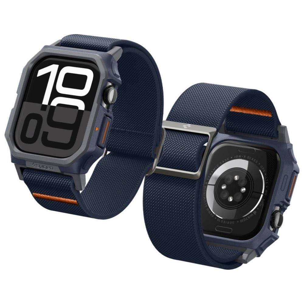 Etui do Apple Watch 10 Spigen Lite Fit PRO Granatowy