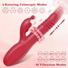 Powerful Rabbit Vibrator For Women G Spot Telescopic Rotating Clitoris Vagina Stimulator Female Masturbator For Adult Sexy Toys