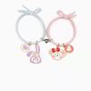 1 Pair Couple Bracelet Adjustable Cartoon Charm Magnetic Half Love Heart Friendship Bracelet Fashion Accessories Romantic Birthday Gift